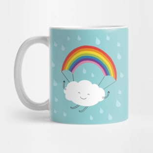 rainbow parachute Mug